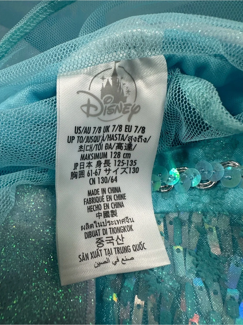 Disney Elsa Princess Costume Dress